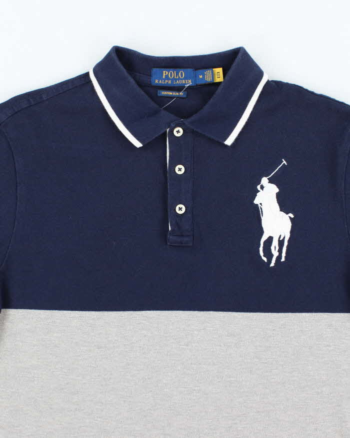 Vintage Y2K Ralph Lauren Big Horse Embroidery Polo Shirt - M