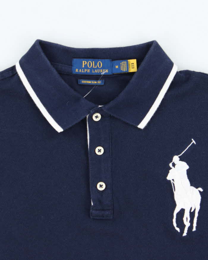 Vintage Y2K Ralph Lauren Big Horse Embroidery Polo Shirt - M