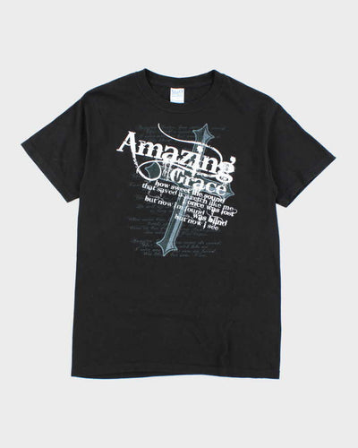 Vintage 2000's Amazing Grace Religious Graphic T-Shirt - S