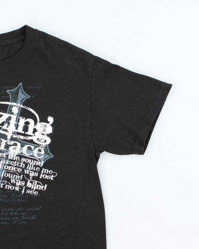 Vintage 2000's Amazing Grace Religious Graphic T-Shirt - S