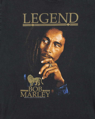 Vintage 2000's Bob Marley Profile Graphic T-Shirt - M