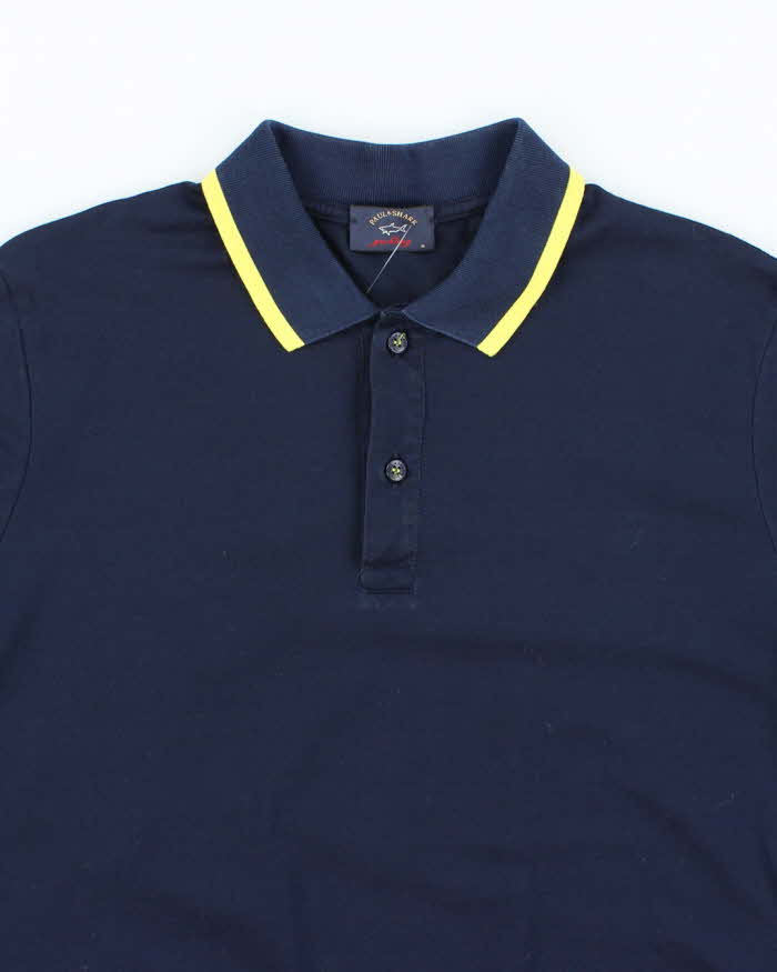 Vintage 2000's Paul &amp; Shark Yachting Lightweight Polo Shirt - M