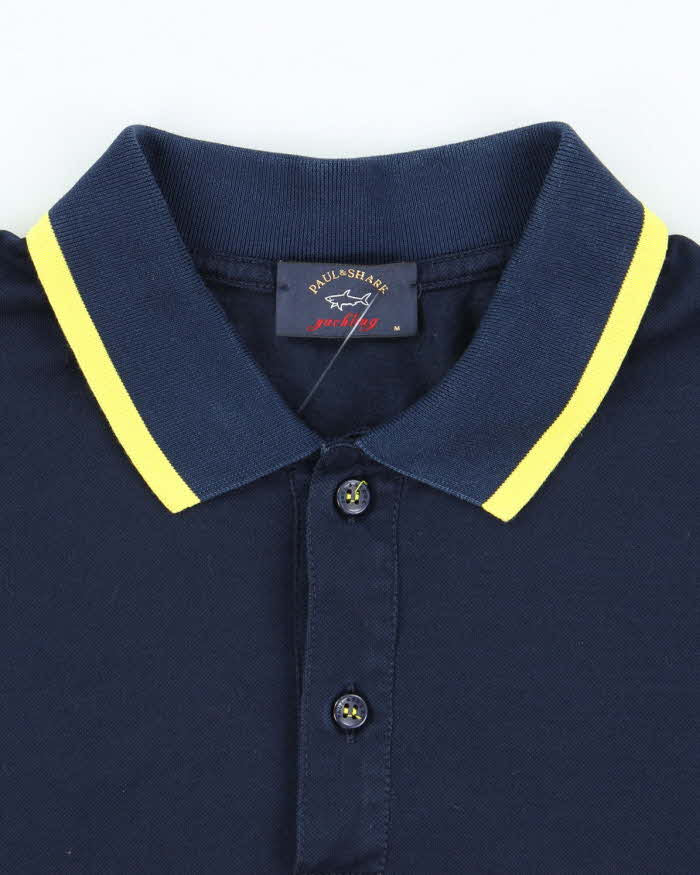 Vintage 2000's Paul &amp; Shark Yachting Lightweight Polo Shirt - M