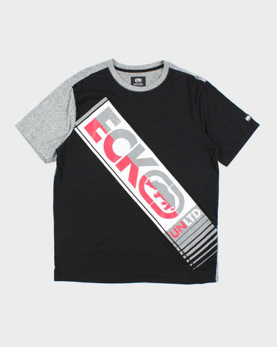 Vintage Y2K Ecko Untid Two-Tone Graphic T-Shirt - L
