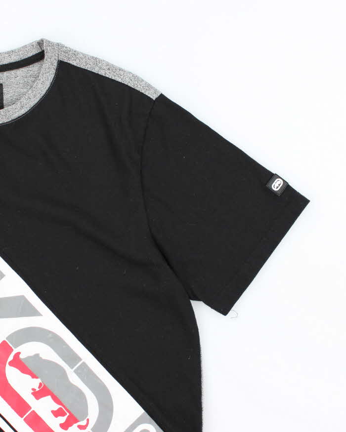 Vintage Y2K Ecko Untid Two-Tone Graphic T-Shirt - L