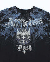 Vintage Y2K Affliction Gothic Graphic T-Shirt - S
