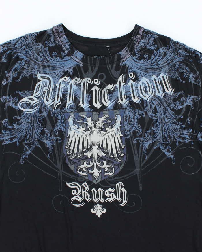 Vintage Y2K Affliction Gothic Graphic T-Shirt - S