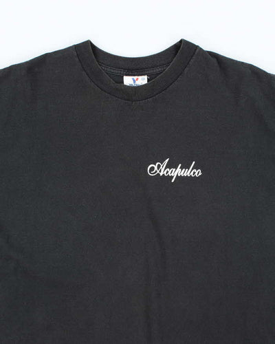 Vintage 90's Harley Davidson Acapulco Mexico Graphic T-Shirt - XL