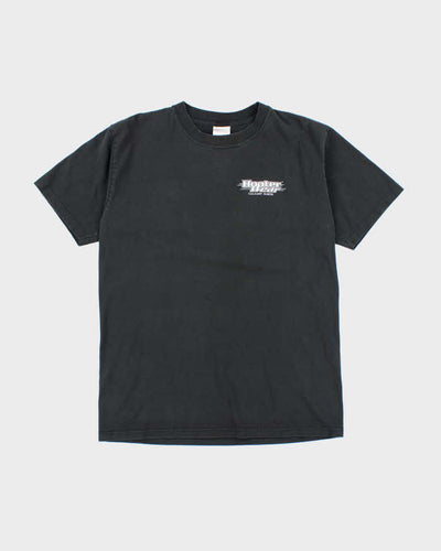 Vintage 90's Hooter Wear Motorbike Graphic T-Shirt - XL