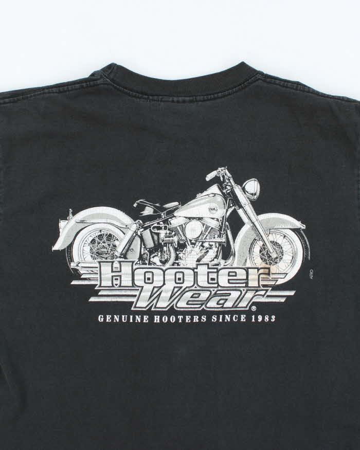 Vintage 90's Hooter Wear Motorbike Graphic T-Shirt - XL