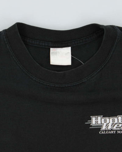 Vintage 90's Hooter Wear Motorbike Graphic T-Shirt - XL
