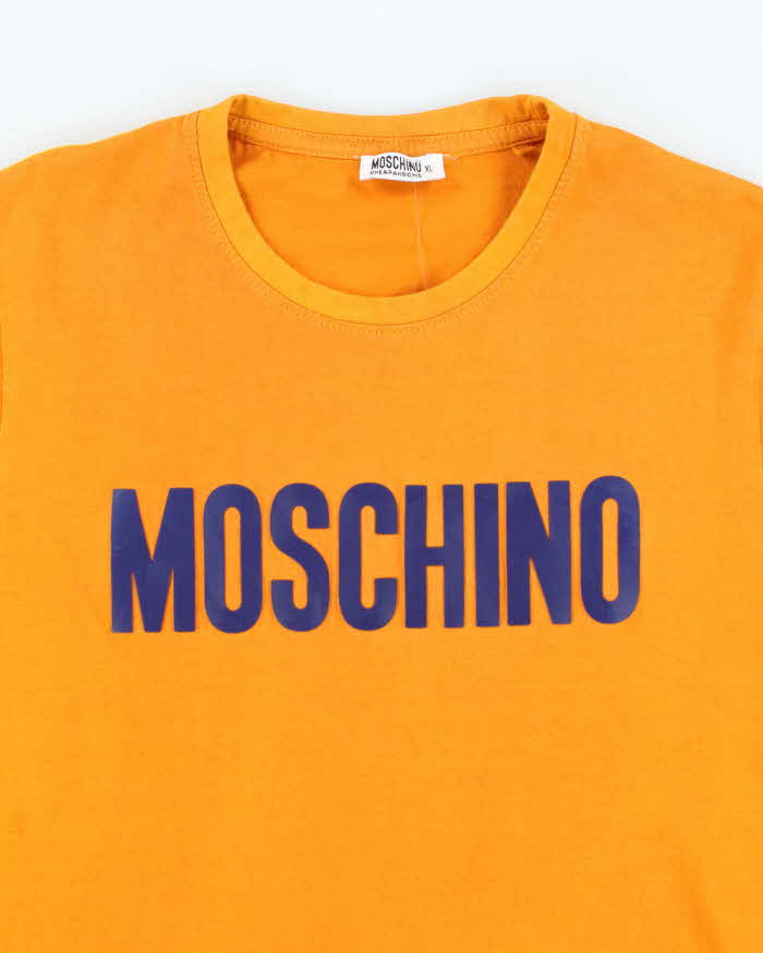 Vintage Y2K Moschino Cheap and Chic Spell Out T-Shirt - XL