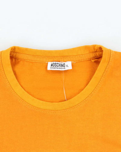 Vintage Y2K Moschino Cheap and Chic Spell Out T-Shirt - XL