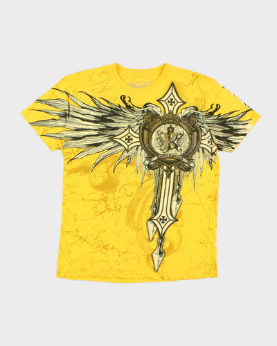 Vintage Y2K Konflick Gothic Graphic Print T-Shirt - L
