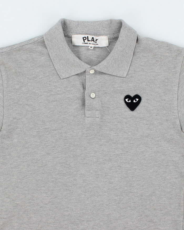 Vintage Comme Des Garcons Play Love Heart Polo Shirt - M