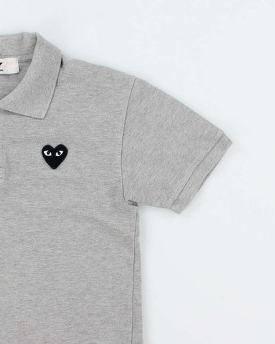 Vintage Comme Des Garcons Play Love Heart Polo Shirt - M