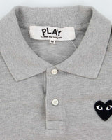 Vintage Comme Des Garcons Play Love Heart Polo Shirt - M