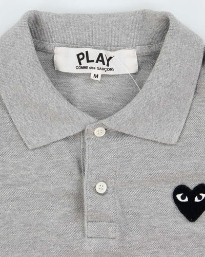 Vintage Comme Des Garcons Play Love Heart Polo Shirt - M