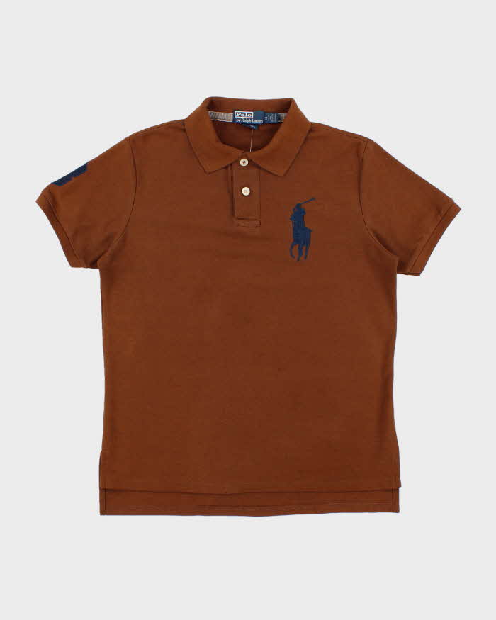 Vintage 2000's Ralph Lauren BIg Horse Embroidered Polo Shirt - M