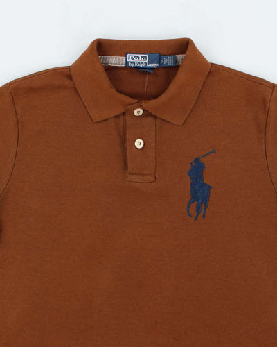 Vintage 2000's Ralph Lauren BIg Horse Embroidered Polo Shirt - M