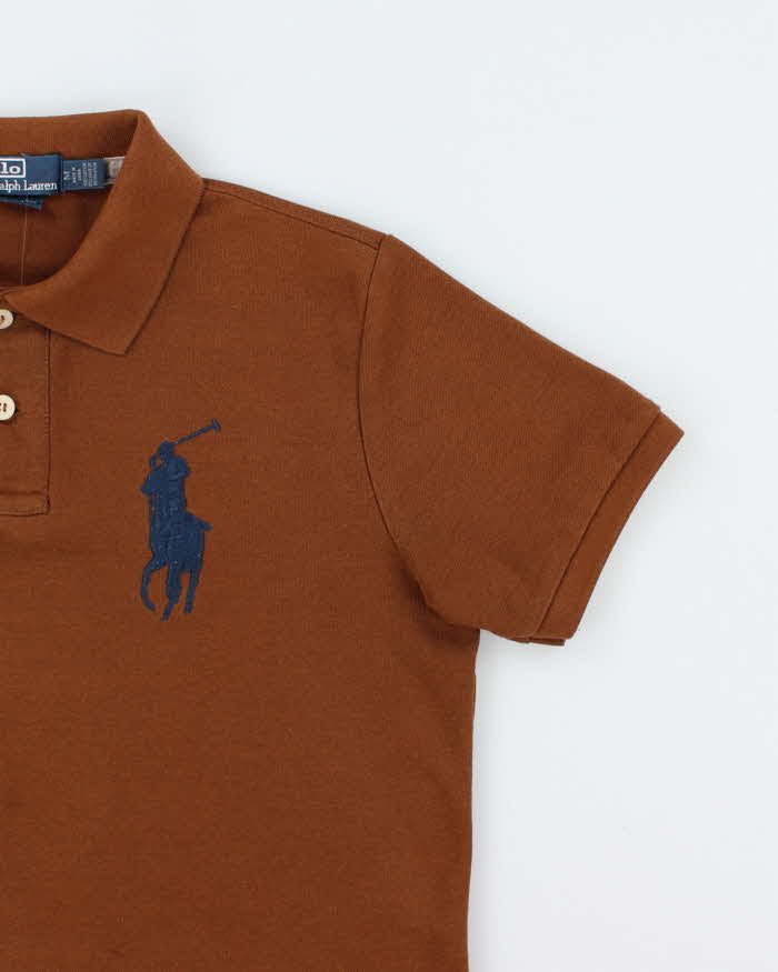 Vintage 2000's Ralph Lauren BIg Horse Embroidered Polo Shirt - M