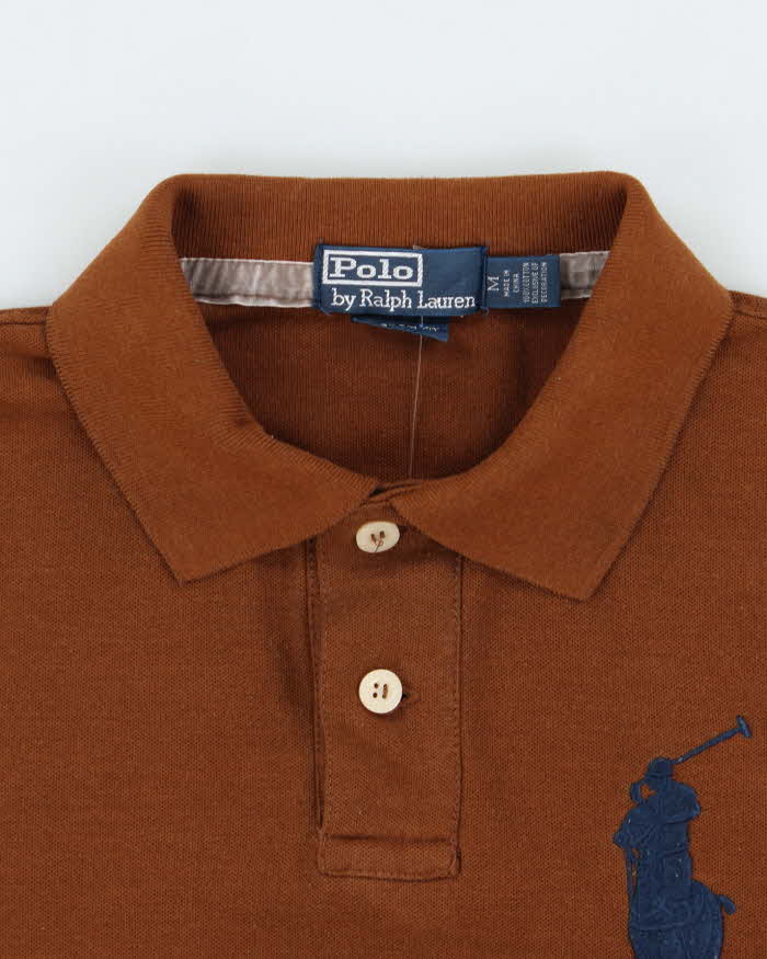 Vintage 2000's Ralph Lauren BIg Horse Embroidered Polo Shirt - M