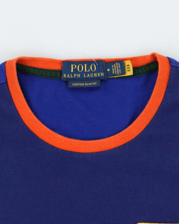 Vintage 2000's Ralph Lauren Multi Colour Pocketed T-Shirt - S