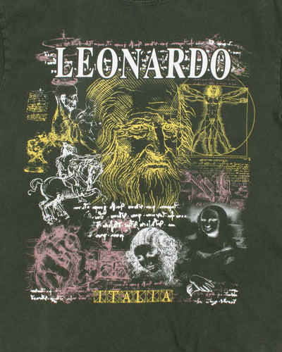 Vintage 2000's Leonardo Da Vinci Graphic T-Shirt - M
