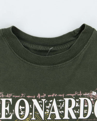 Vintage 2000's Leonardo Da Vinci Graphic T-Shirt - M
