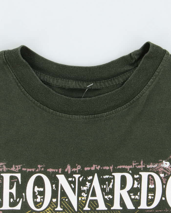 Vintage 2000's Leonardo Da Vinci Graphic T-Shirt - M