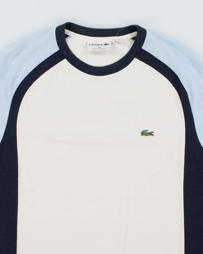 Vintage Lacoste Panelled Lightweight T-Shirt - M