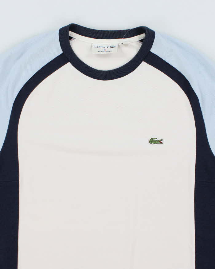 Vintage Lacoste Panelled Lightweight T-Shirt - M