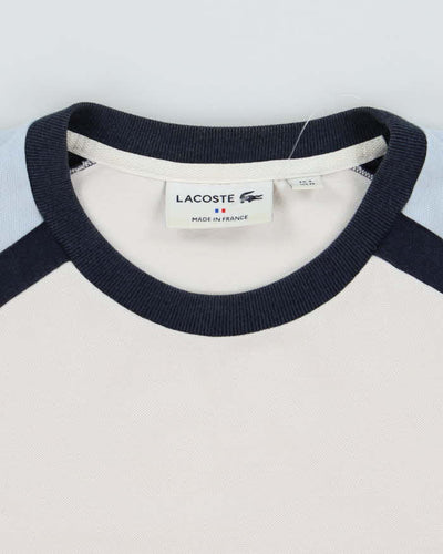 Vintage Lacoste Panelled Lightweight T-Shirt - M
