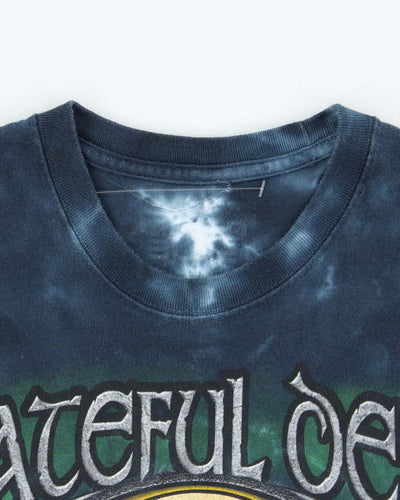 Vintage 2000's Liquid Blue Grateful Dead Irish Tie-Dye T-Shirt - L