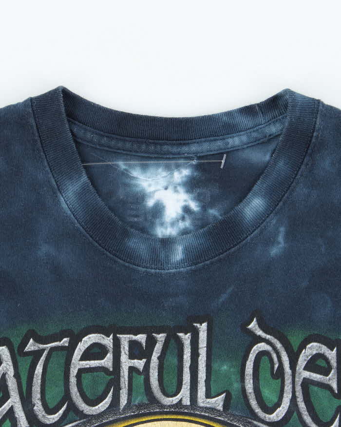 Vintage 2000's Liquid Blue Grateful Dead Irish Tie-Dye T-Shirt - L