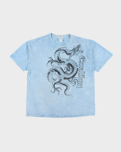 Vintage Y2K Excalibur Las Vegas Hotel Dragon Graphic T-Shirt - XL