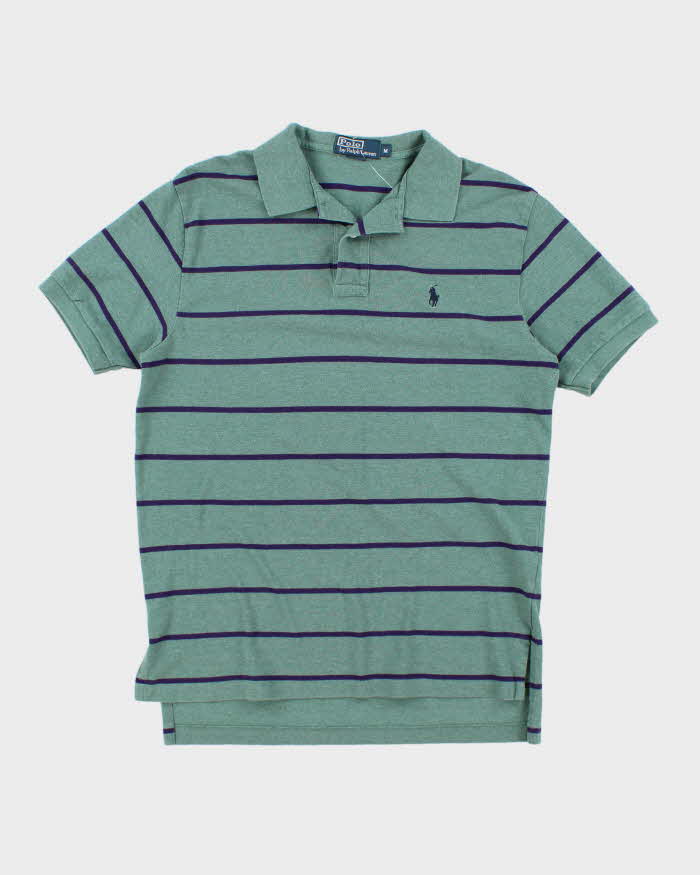 Vintage 2000's Ralph Lauren Striped Polo Shirt - M