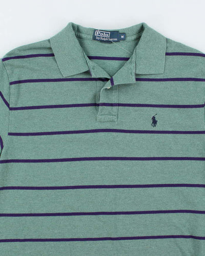 Vintage 2000's Ralph Lauren Striped Polo Shirt - M