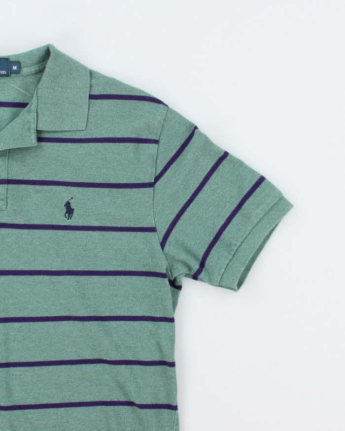 Vintage 2000's Ralph Lauren Striped Polo Shirt - M