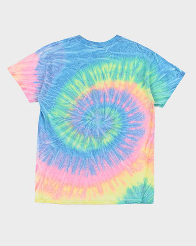 Vintage Cat Heads Tye Dye Graphic T-Shirt - M