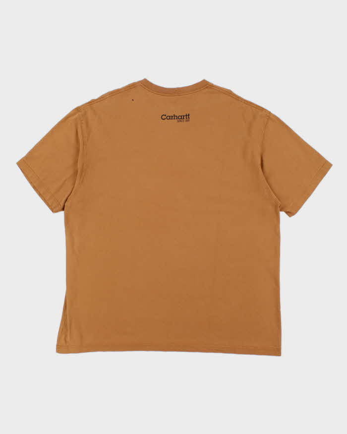 Vintage 2000's Carhartt Spell Out Graphic T-Shirt - XL