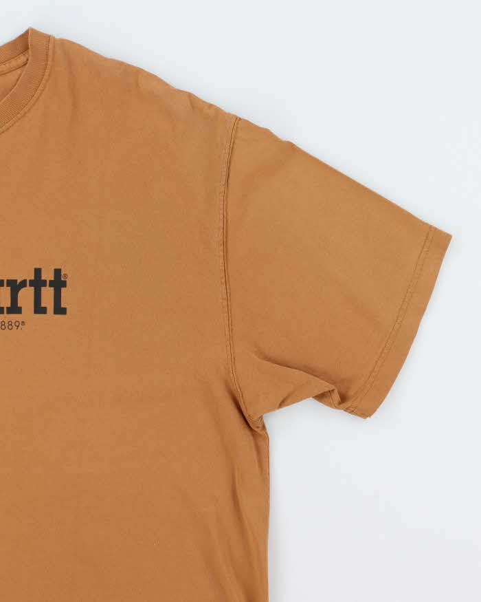 Vintage 2000's Carhartt Spell Out Graphic T-Shirt - XL