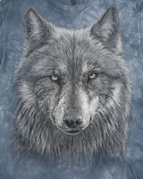 Vintage 2000's The Mountain Wolf Face Graphic T-Shirt - L