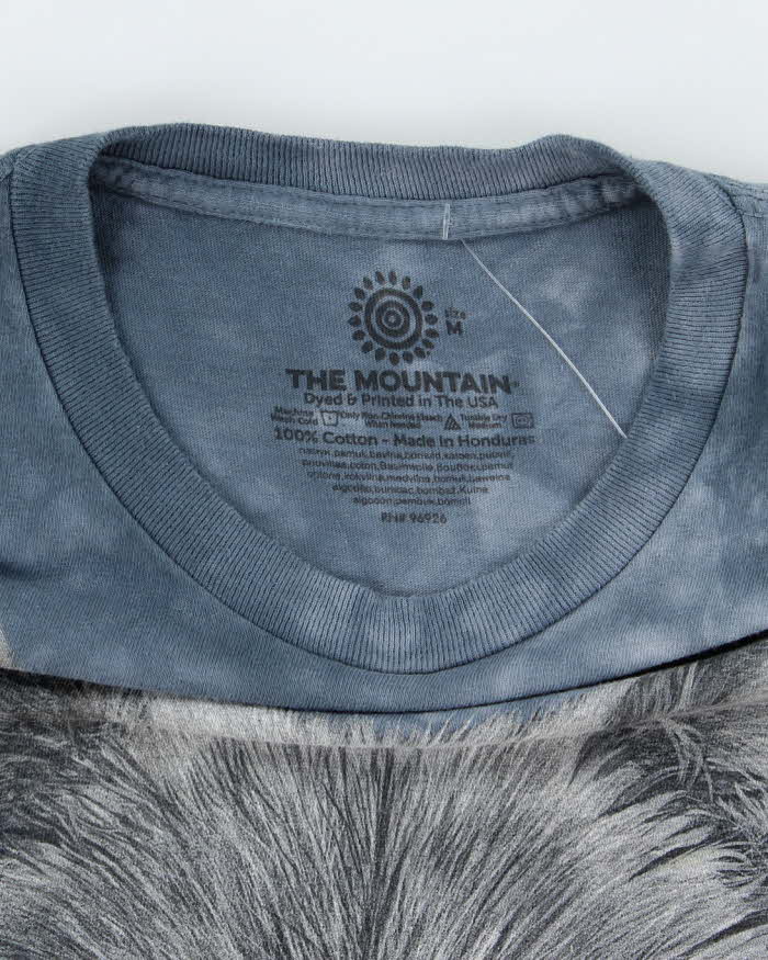 Vintage 2000's The Mountain Wolf Face Graphic T-Shirt - L