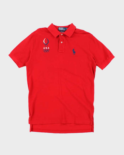 Vintage 2000's Ralph Lauren U.S.A Olympic Team Embroidered Polo Shirt - M