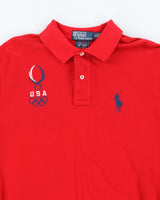 Vintage 2000's Ralph Lauren U.S.A Olympic Team Embroidered Polo Shirt - M