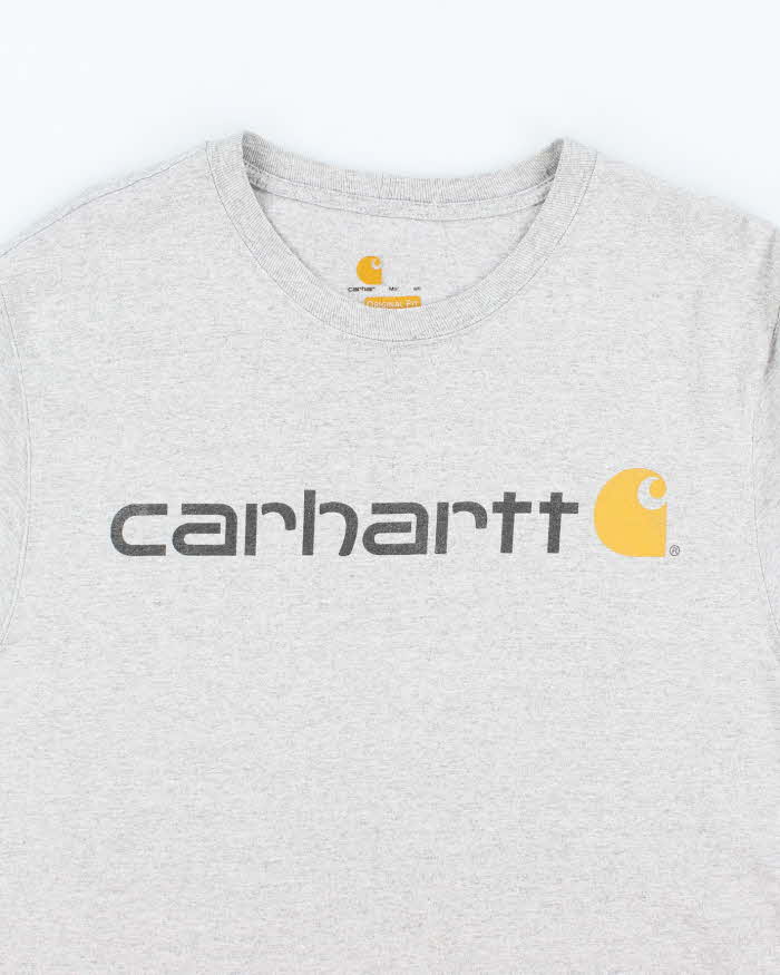 Vintage 2000's Carhartt Centre Spell Out Logo T-Shirt - L