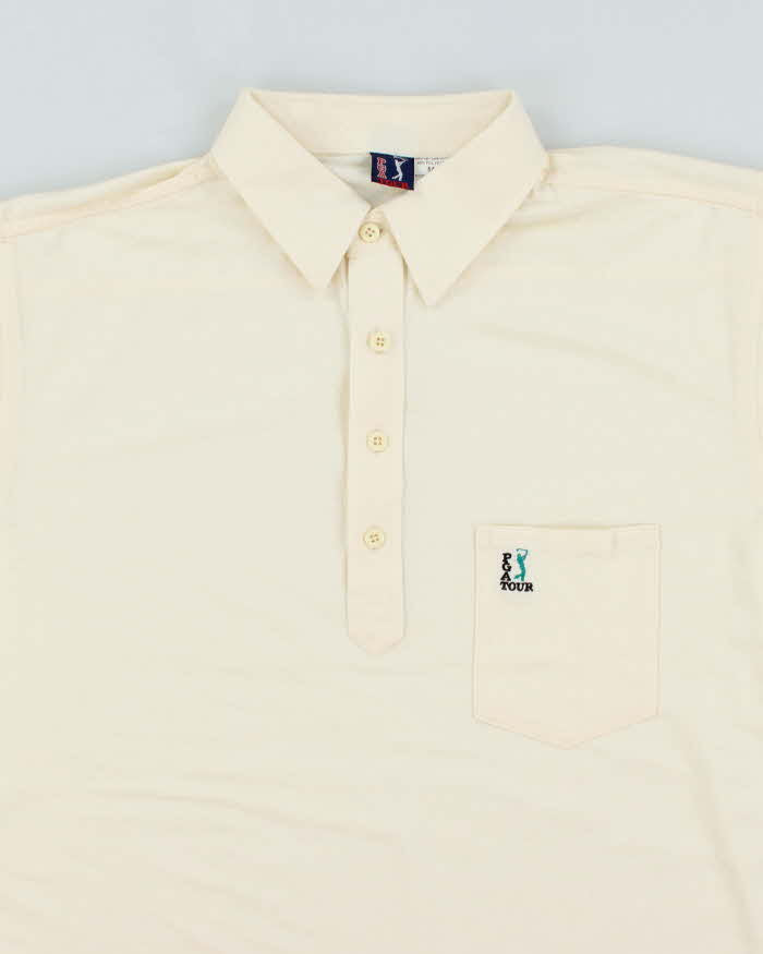 Vintage 90's PGA Tour Golf Embroidered Polo Shirt - M
