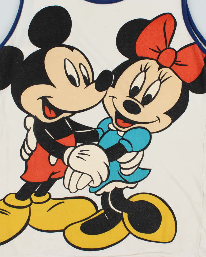 Vintage 90's Disney Mickey & Minnie Mouse Graphic Vest - M