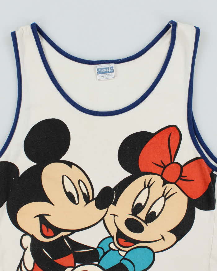 Vintage 90's Disney Mickey & Minnie Mouse Graphic Vest - M